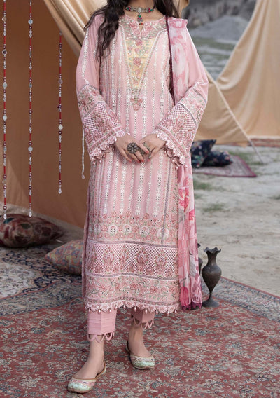 Adan's Libas Hafsa Zia Pakistani Embroidered Lawn Dress - db25991