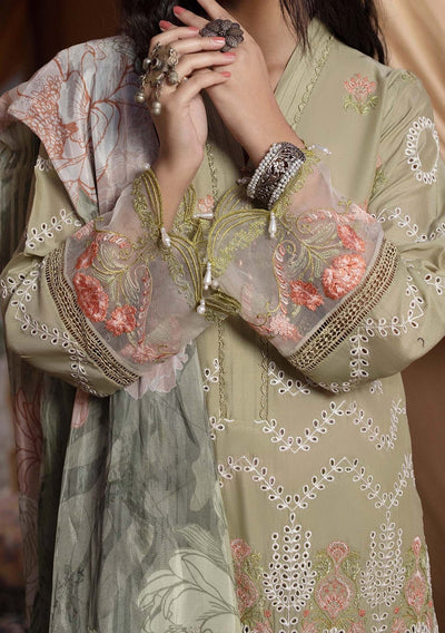Adan's Libas Hafsa Zia Pakistani Embroidered Lawn Dress - db25988