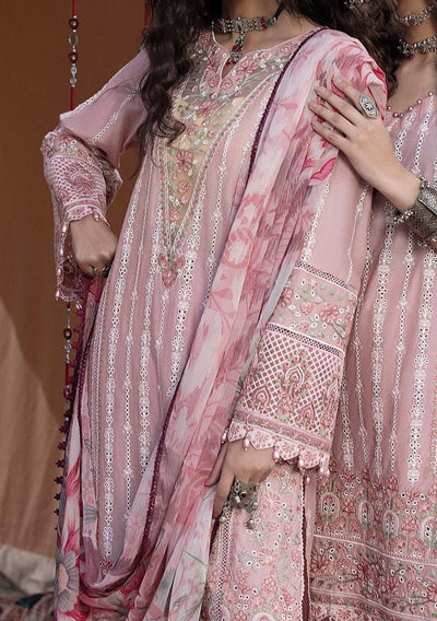 Adan's Libas Hafsa Zia Pakistani Embroidered Lawn Dress - db25991