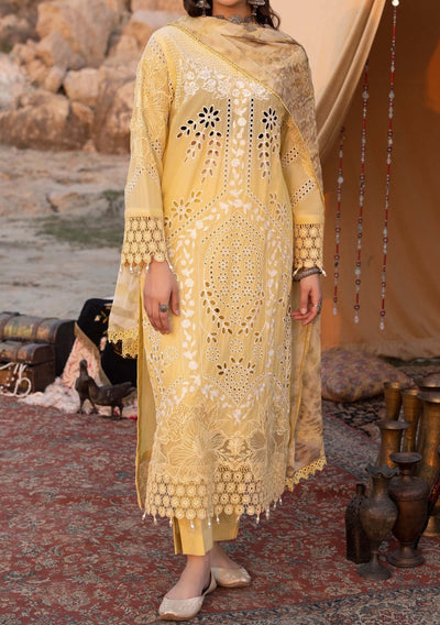 Adan's Libas Hafsa Zia Pakistani Embroidered Lawn Dress - db25989