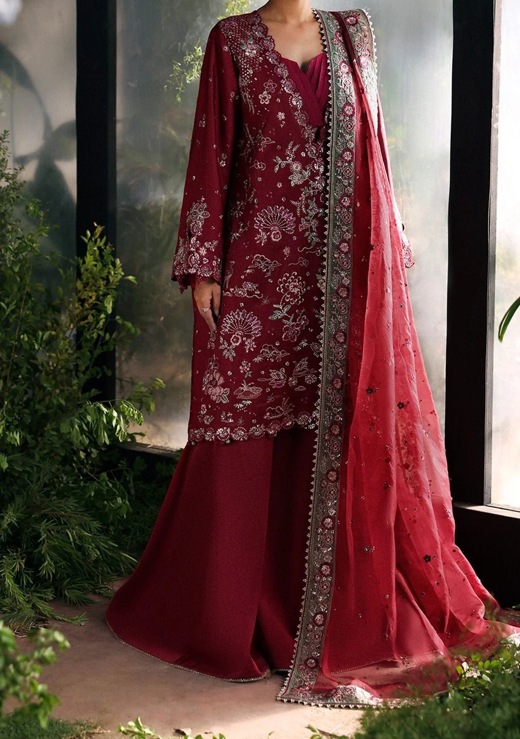Afrozeh La Fuchsia '25 Pakistani Luxury Dress db29923 Afrozeh La Fuchsia '25 Pakistani Luxury Dress db29923