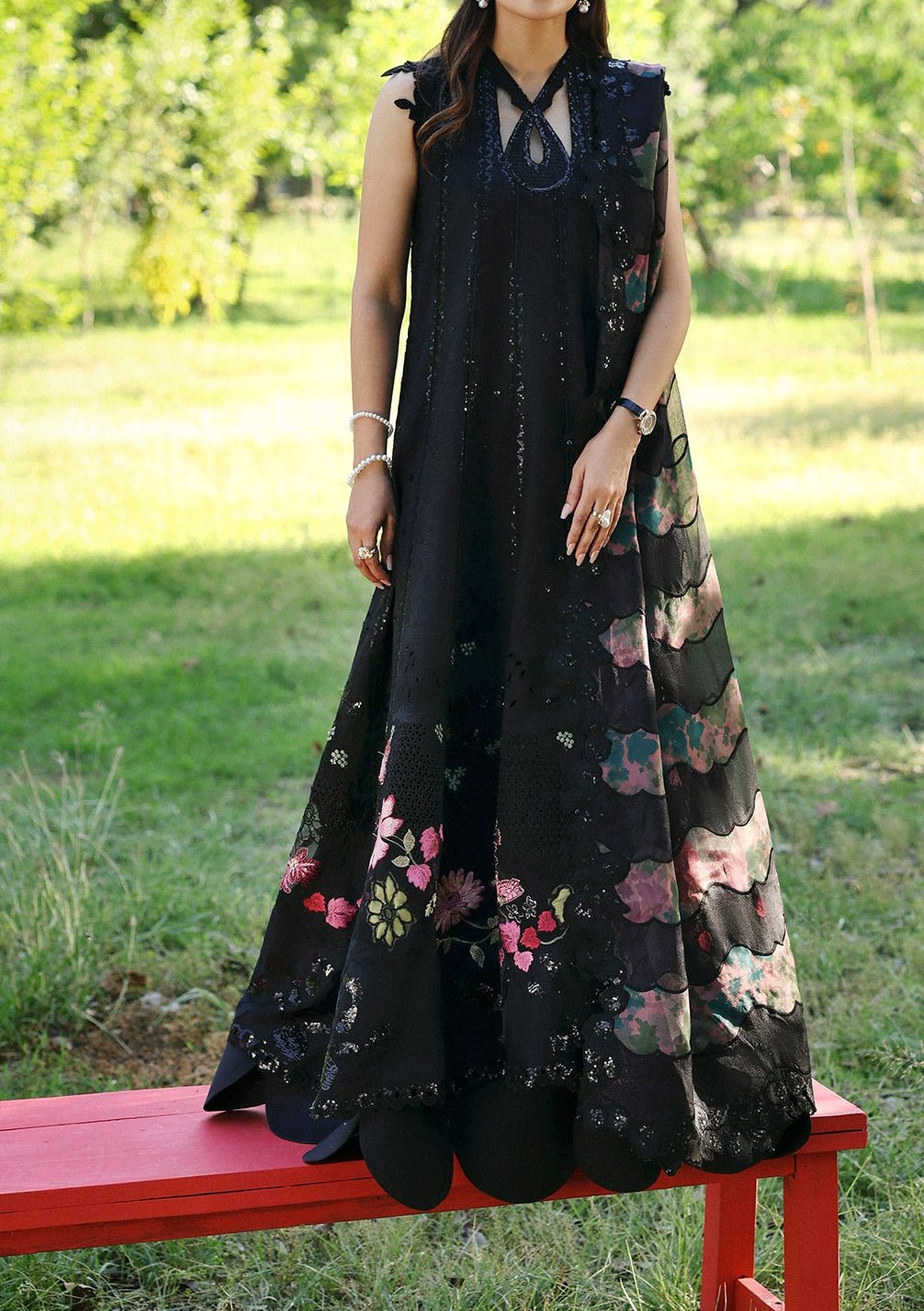 afrozeh black dress Afrozeh | Hayat Formals 25