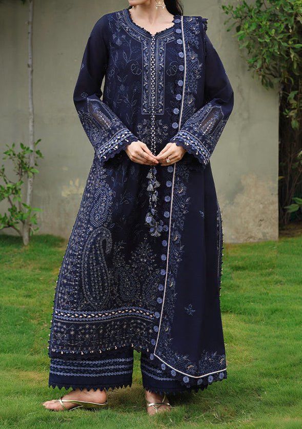 Asim Jofa Luxury Embroidered Cotton Dress