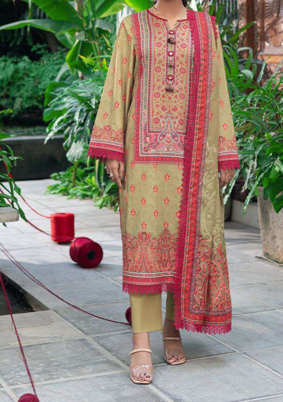 Asim Jofa Prints Ready Made Pakistani Lawn main image 0