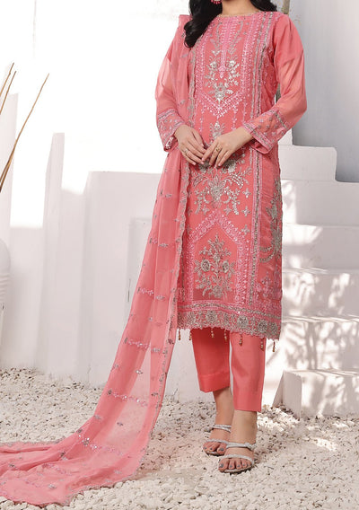 Bin Hameed Middhat Heavy Embroidered Chiffon Dress - db25885
