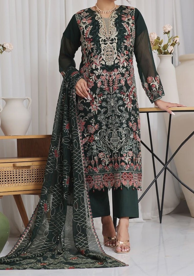 Bin Hameed NishaLuxury Embroidered Chiffon Dress-db28010 Bin Hameed NishaLuxury Embroidered Chiffon Dress-db28010
