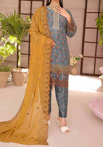 Bin Hameed Simra Embroidered Chikankari Lawn Dress - db25821