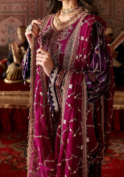 Emaan Adeel Ghazal Pakistani Luxury Chiffon Dress - db25856