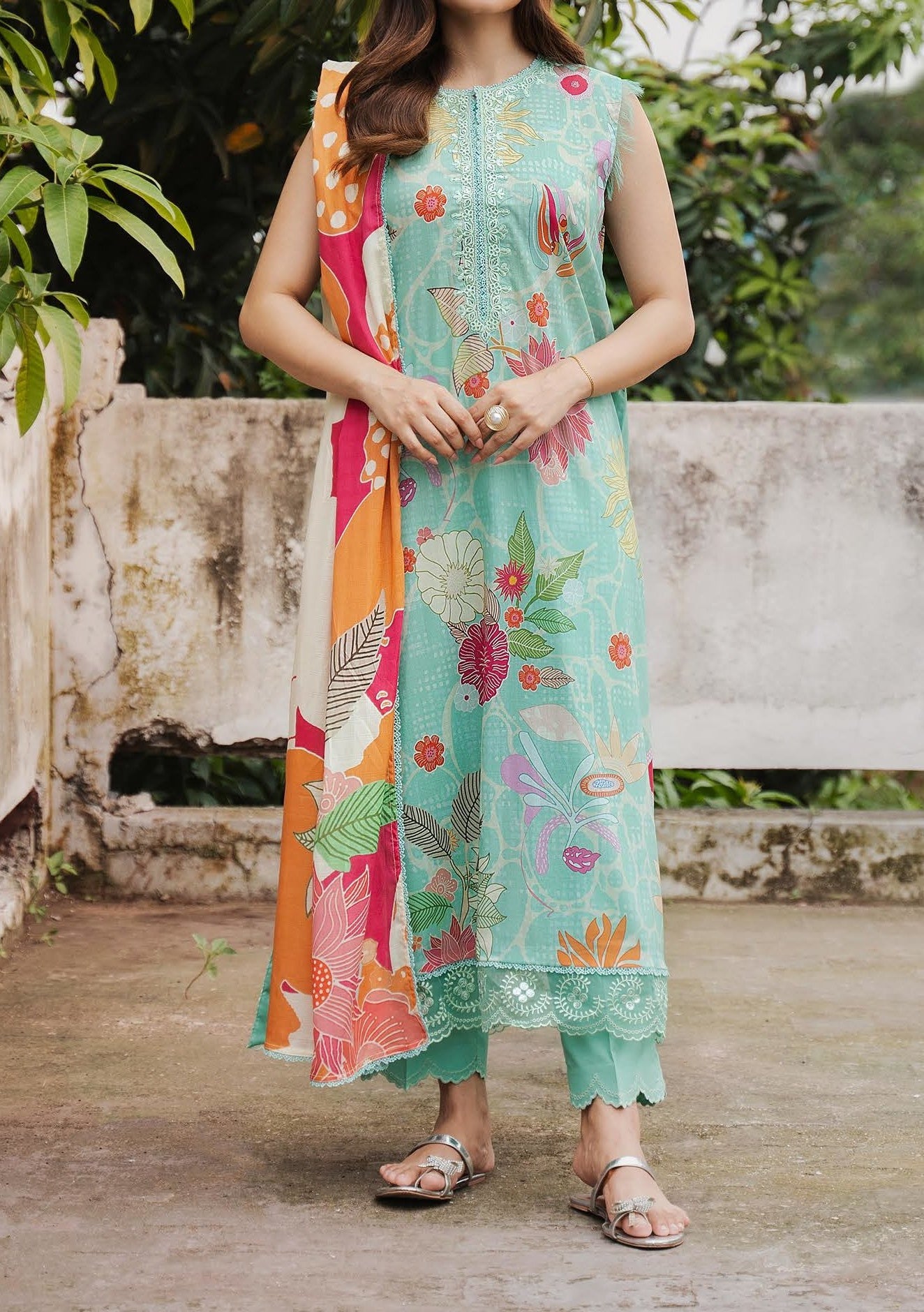 Gulljee Ready Made Digital Printed Lawn