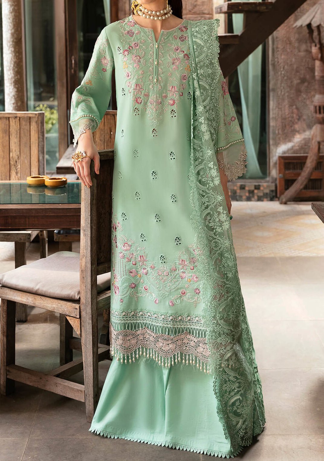Imrozia Hania Pakistani Embroidered Luxury Lawn