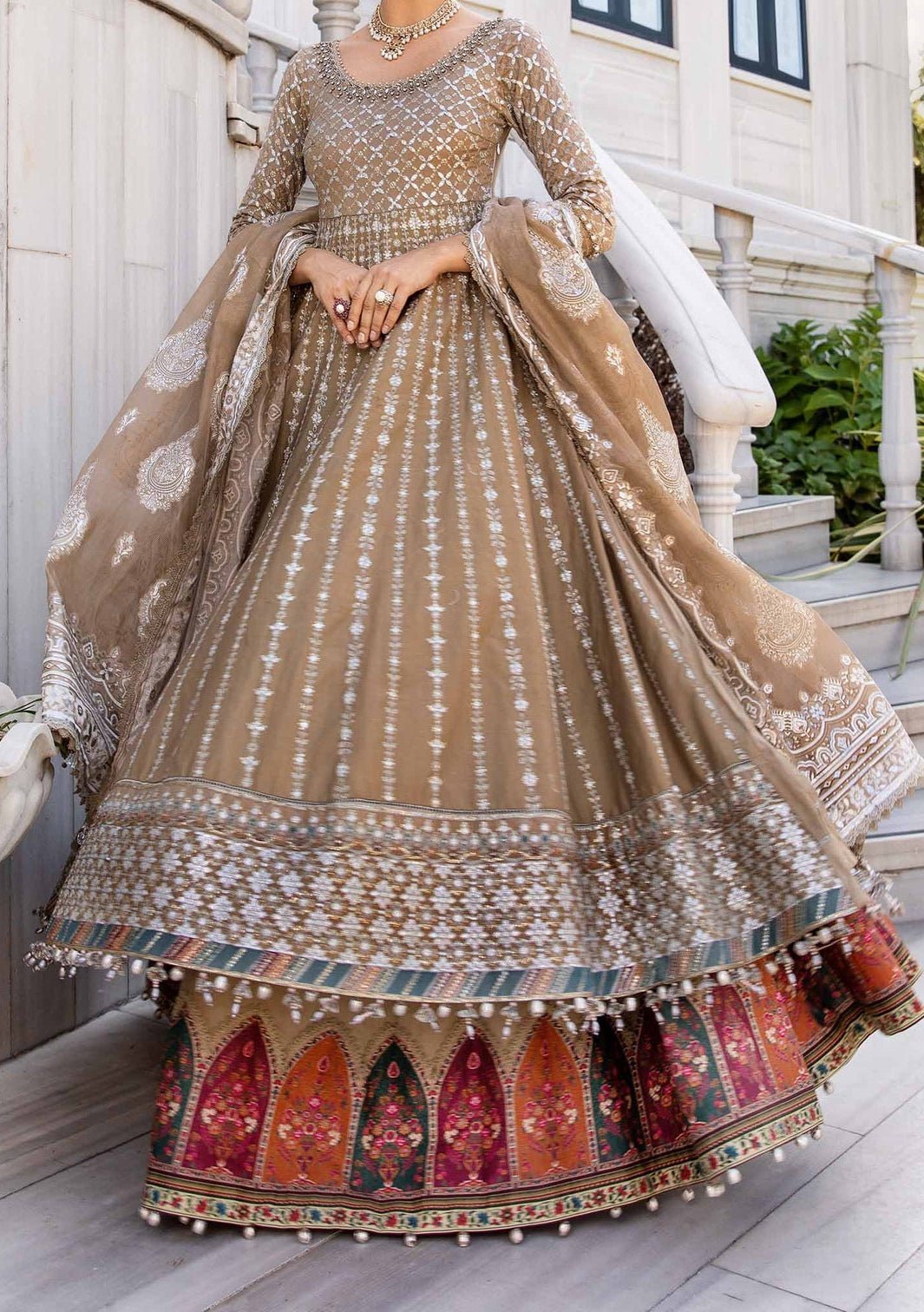 Maria.B Pakistani Luxury Embroidered Dress-db28546
