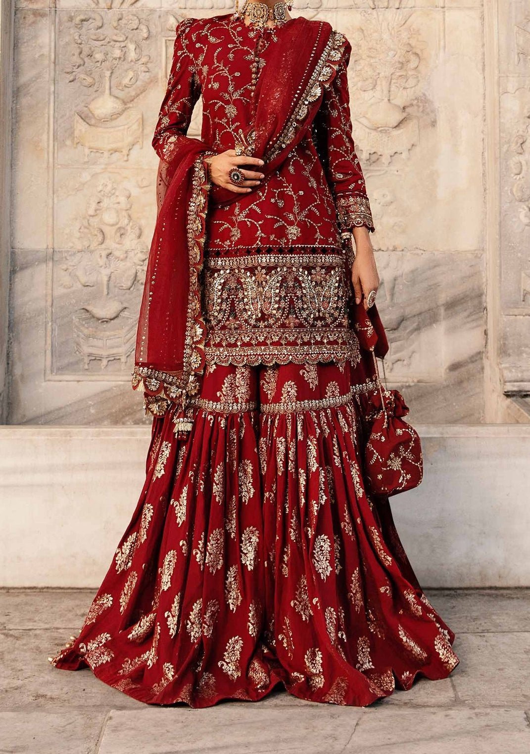 Maria.B Pakistani Luxury Embroidered Dress-db28545 Maria.B Pakistani Luxury Embroidered Dress-db28545