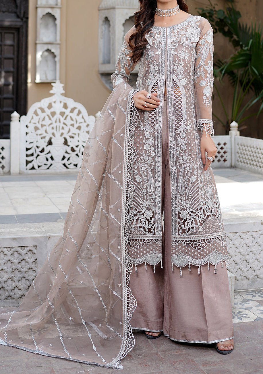 Maryam's Lemilsa Pakistani Luxury Organza Dress - db25925 Maryam's Lemilsa Pakistani Luxury Organza Dress - db25925