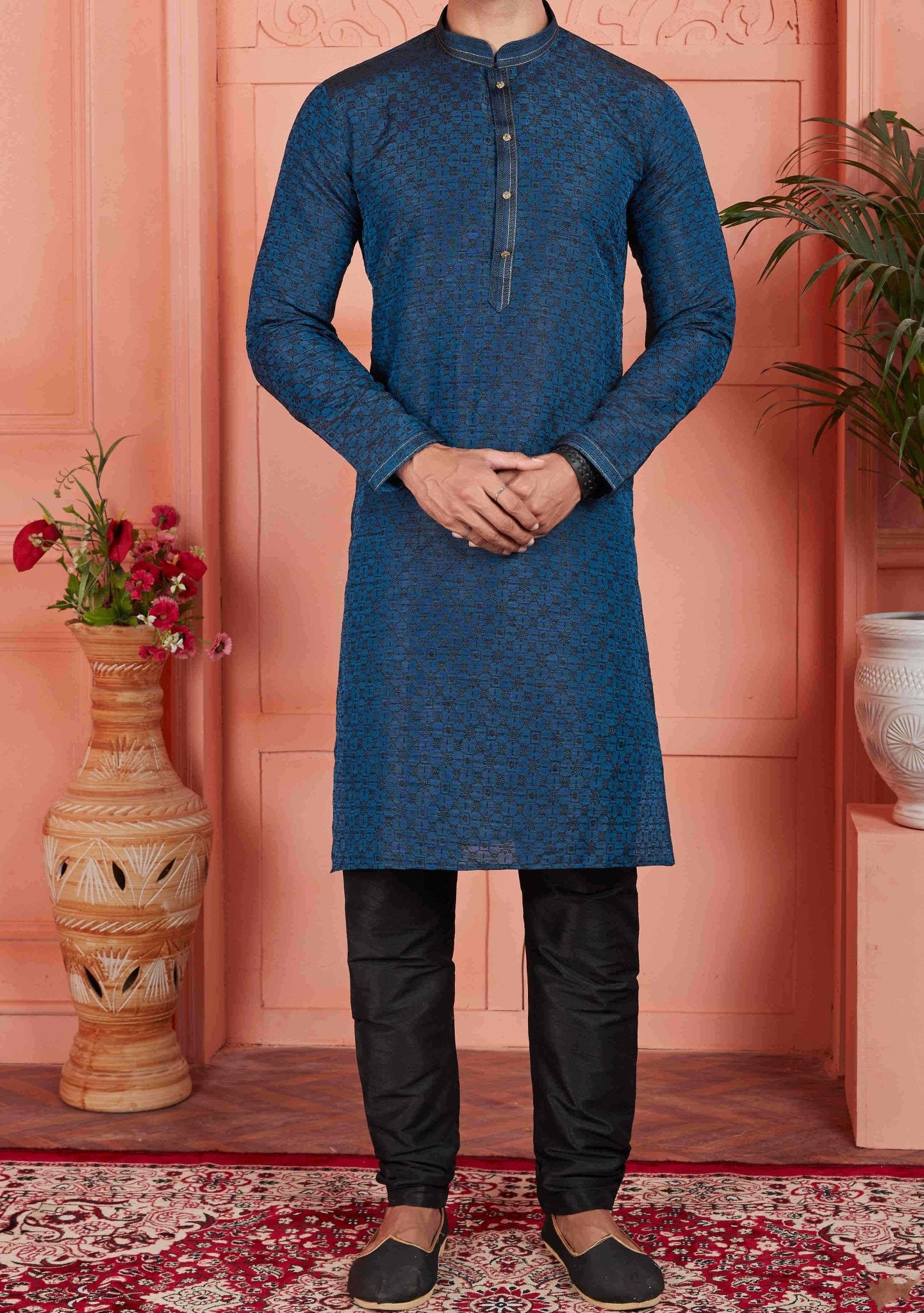 Men's Traditional Party Wear Kurta Pajama