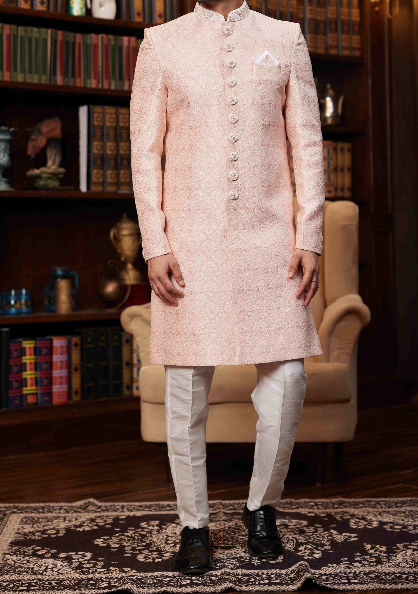Men's Traditional Party Wear Sherwani Suit