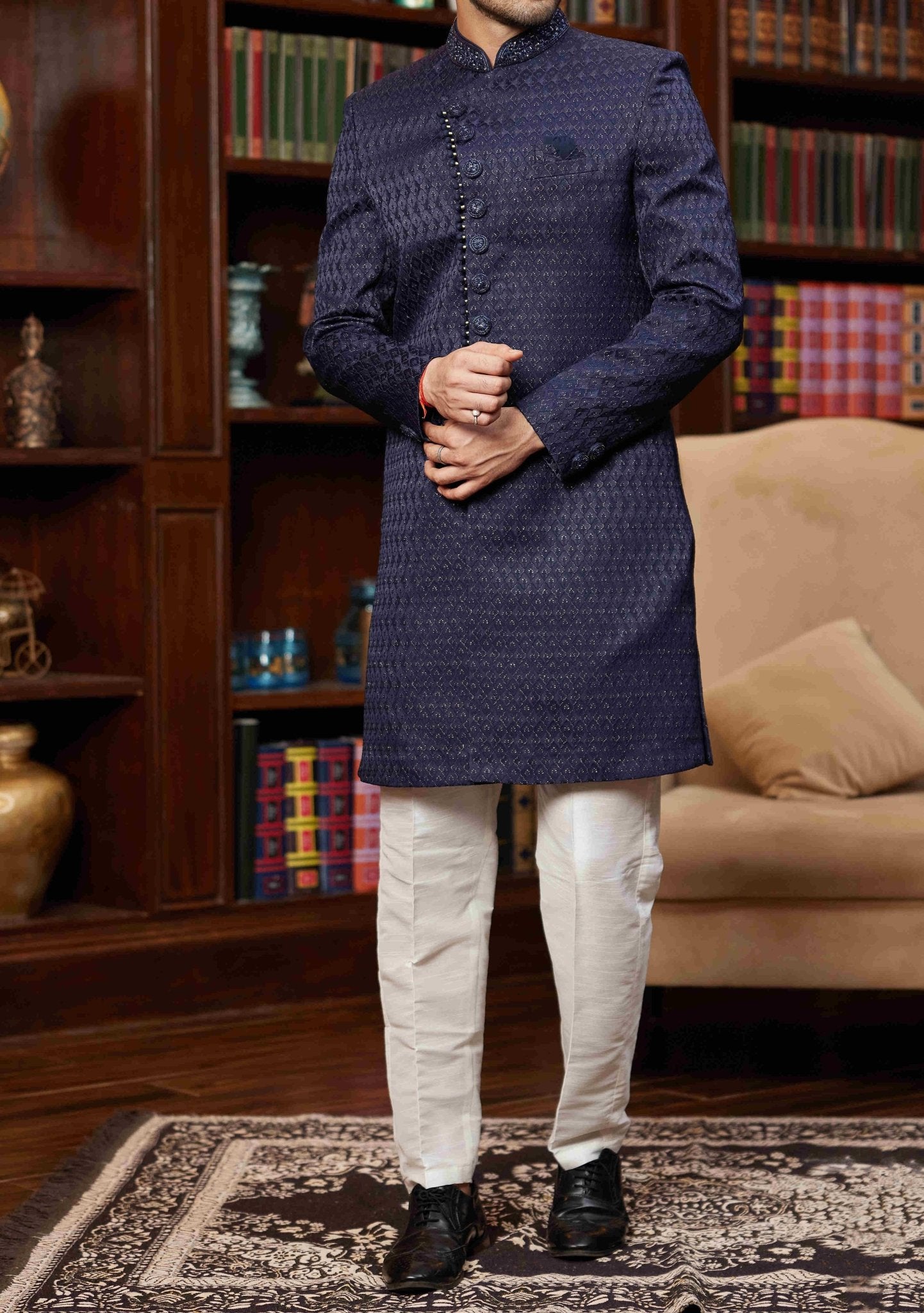 Men's Traditional Party Wear Sherwani Suit