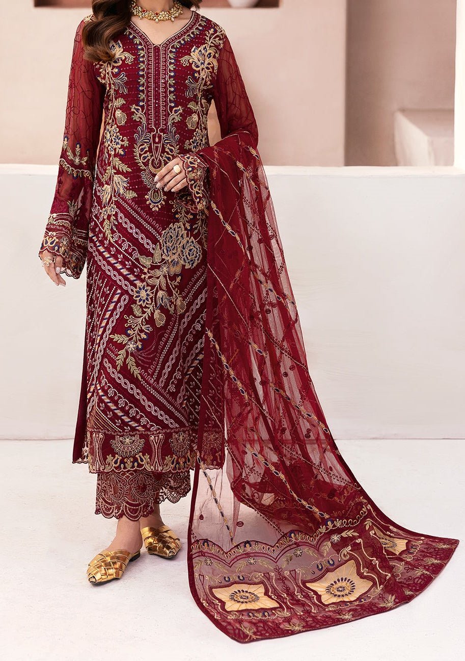Ramsha Sonehri Pakistani Luxury Chiffon Dress main image 0