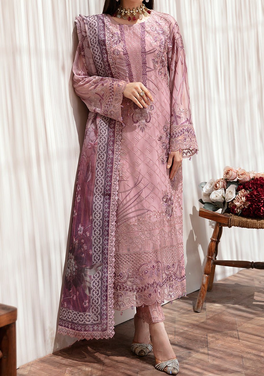 Ramsha Dastan Pakistani Luxury Chiffon Dress - db26718 Ramsha Dastan Pakistani Luxury Chiffon Dress - db26718