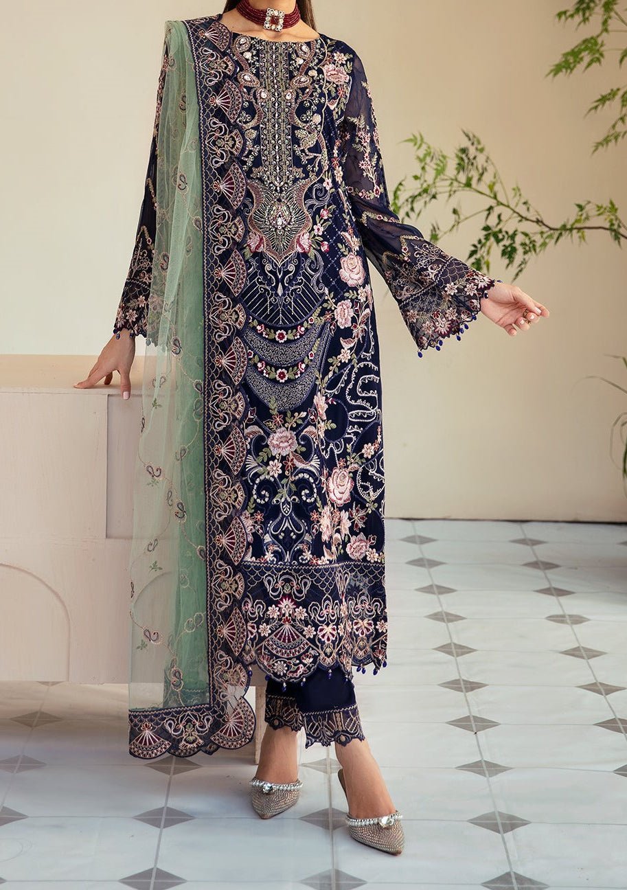 Ramsha Dastan Pakistani Luxury Chiffon Dress