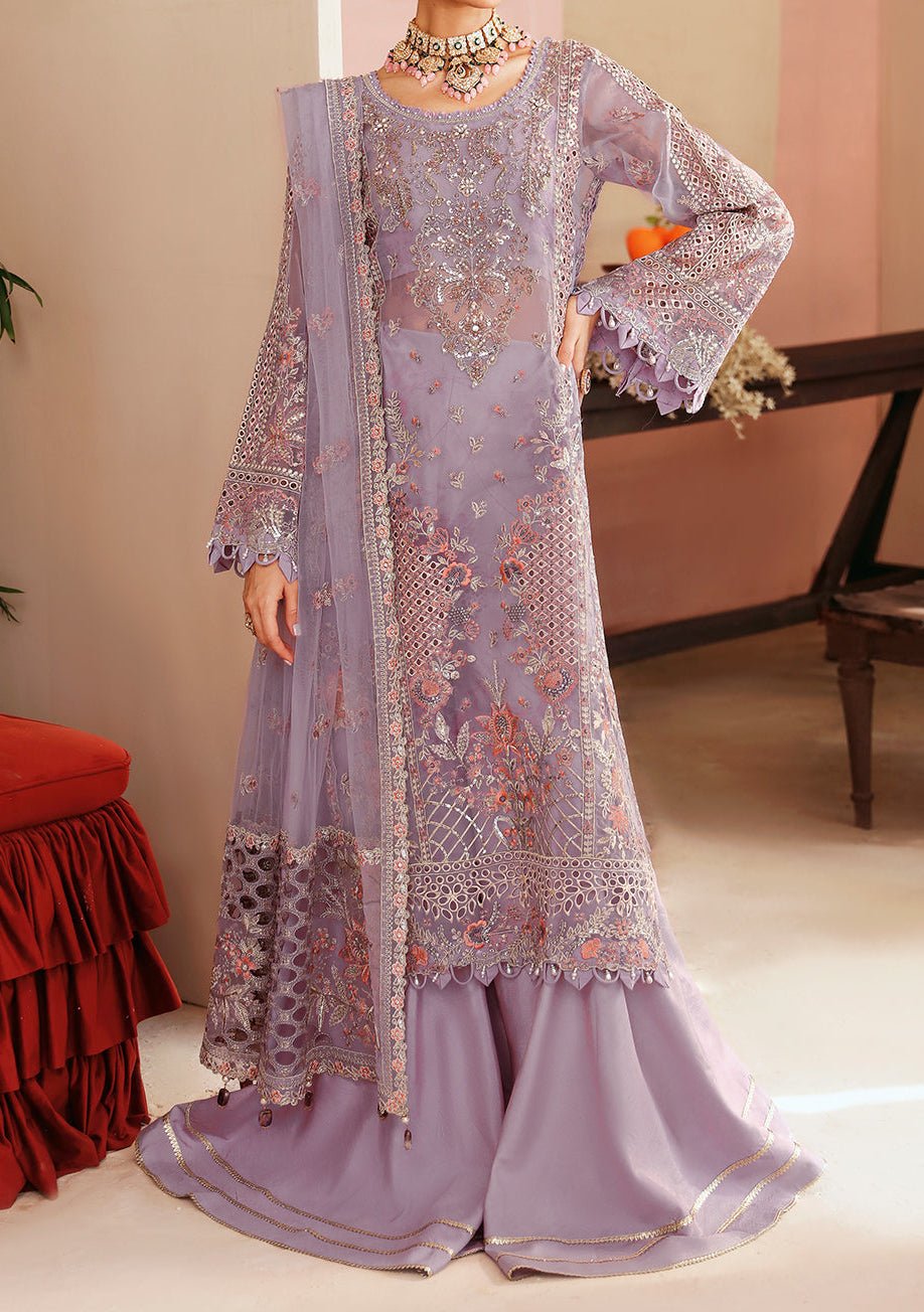 fitted lace wedding dress Ramsha Festive Pakistani Luxury Organza Dress