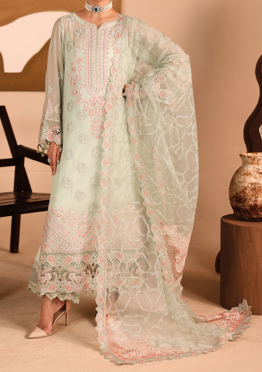 Ramsha Pakistani Embroidered Chiffon Dress main image 0