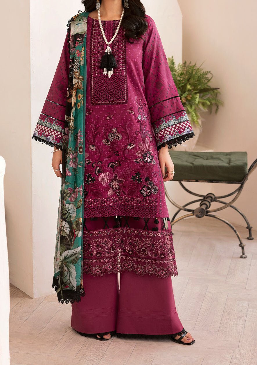 Ramsha Mashaal Embroidered Printed Lawn Dress main image 0