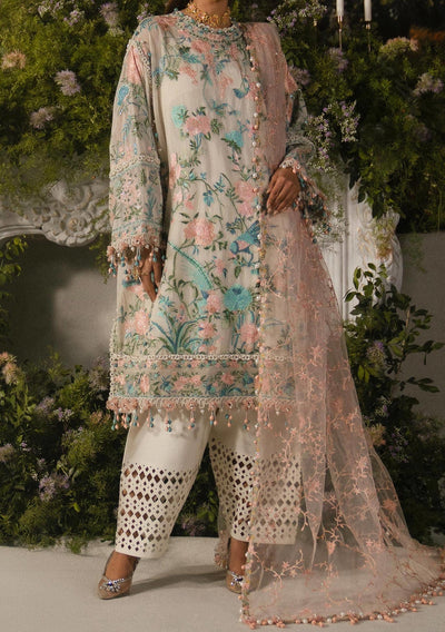 Sana Safinaz Pakistani luxury Woven Net Dress - db25840