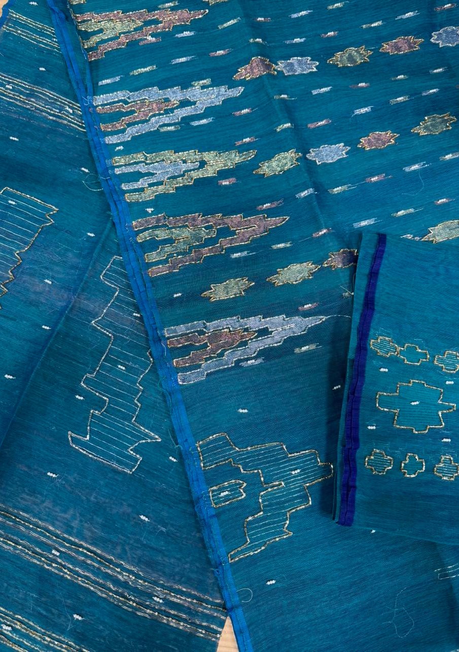 Zerdousi Work Jamdani Saree