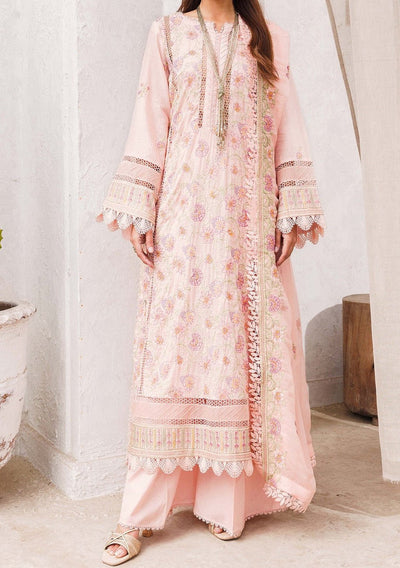 Adan's Libas Chikankari Pakistani Embroidered Lawn Dress - db25439