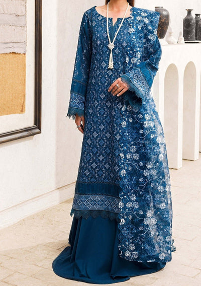 Adan's Libas Chikankari Pakistani Embroidered Lawn Dress - db25438