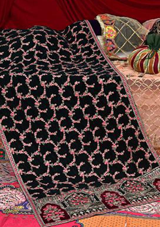 adan libas velvet shawl