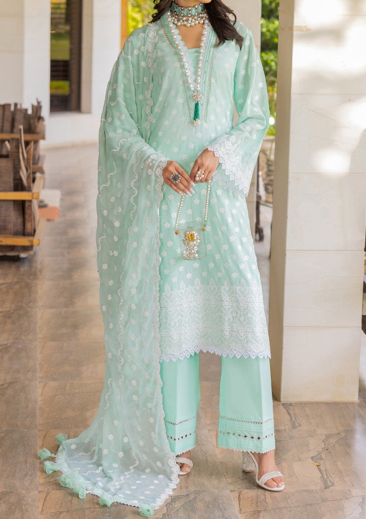 Adan's Libas Embroidered Lawn 2024 by Irha Zia | 5542