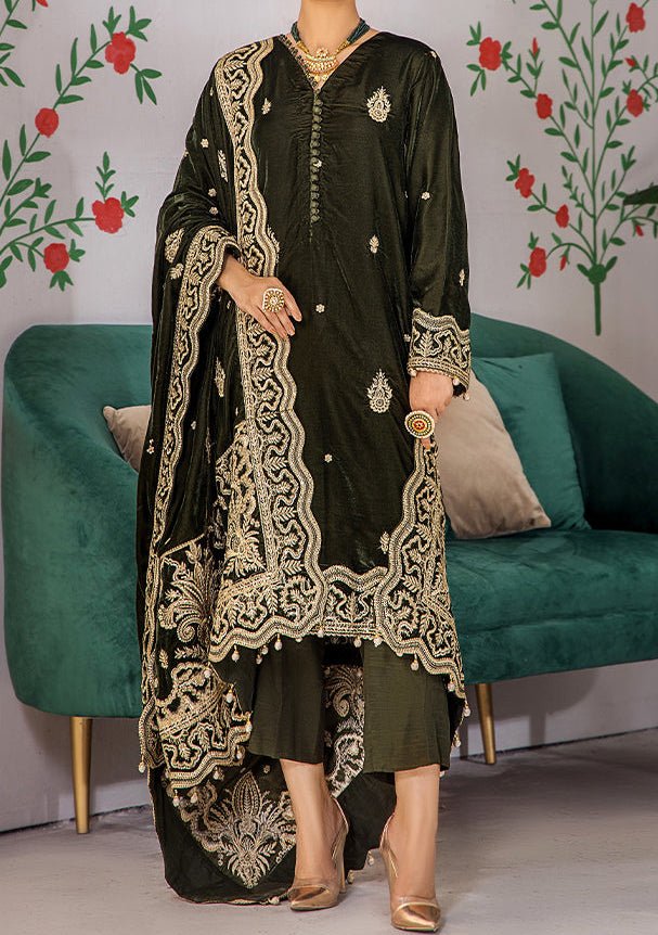 Indian Pakistani Velvet Dresses for Winter Buy Online in USA, Canada