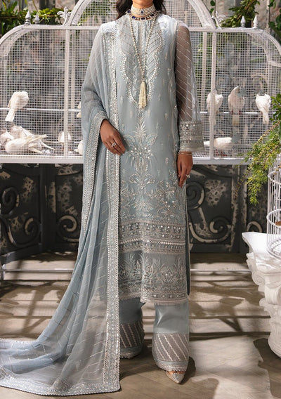 Afrozeh Coraline Pakistani Luxury Chiffon Dress - db25151