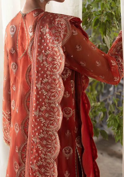 Afrozeh Sierra Pakistani Luxury Organza Dress - db25147