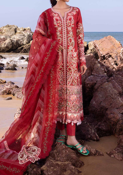 Akbar Aslam Petuna Pakistani Luxury Lawn Dress - db25523