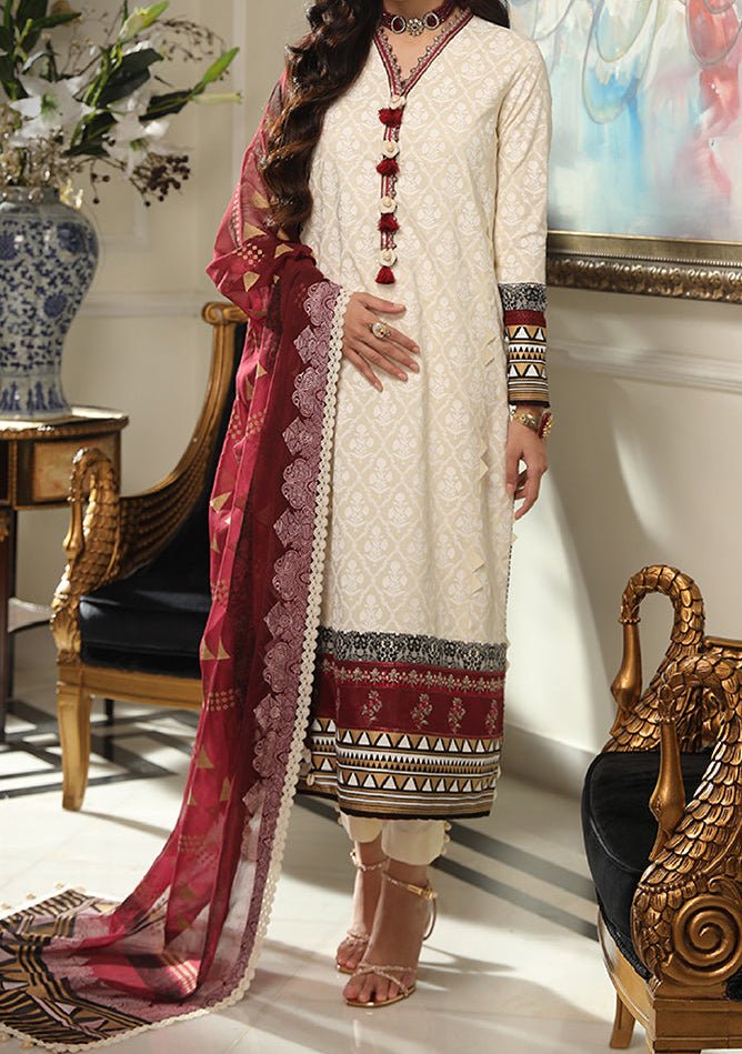 Asim Jofa Shadow Pakistani Lawn Silk Dress