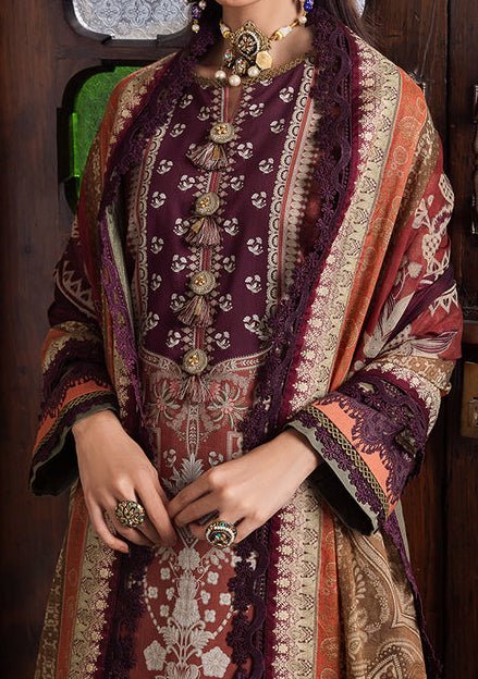 Asim Jofa Rania Pakistani Winter Cotton Dress - db23873