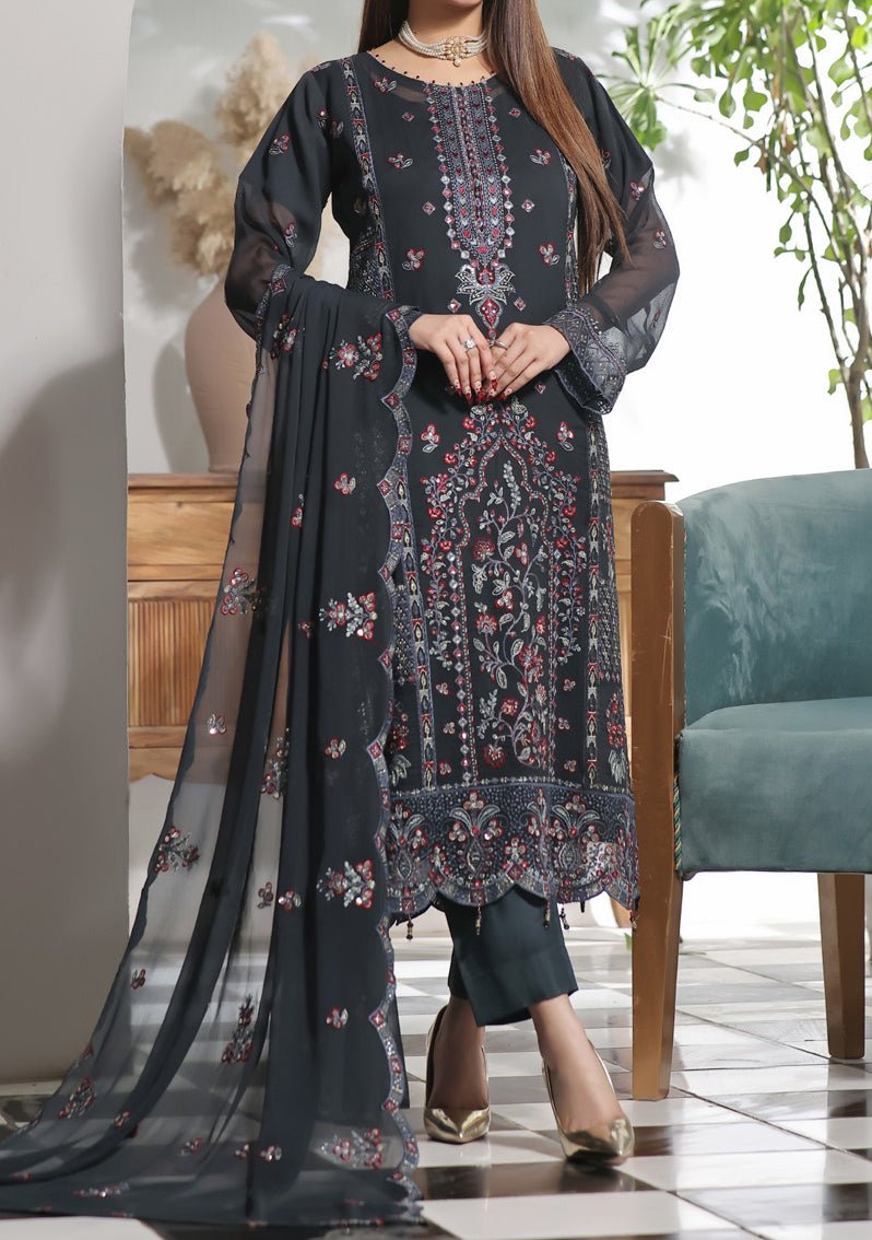 Bin Hameed Ushna Heavy Embroidered Sharara Dress main image 1