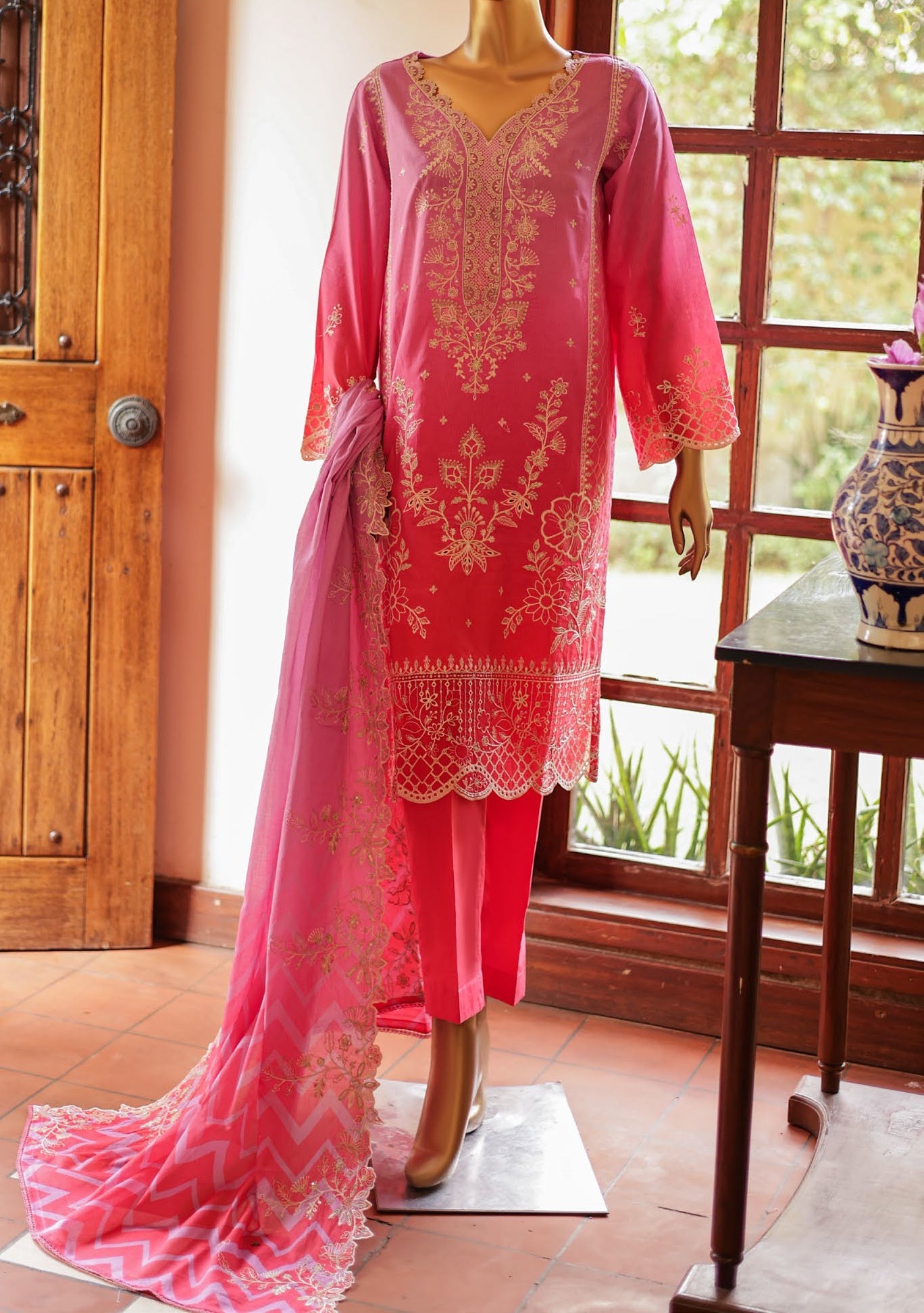Bin Saeed Readymade Luxury Embroidered Lawn