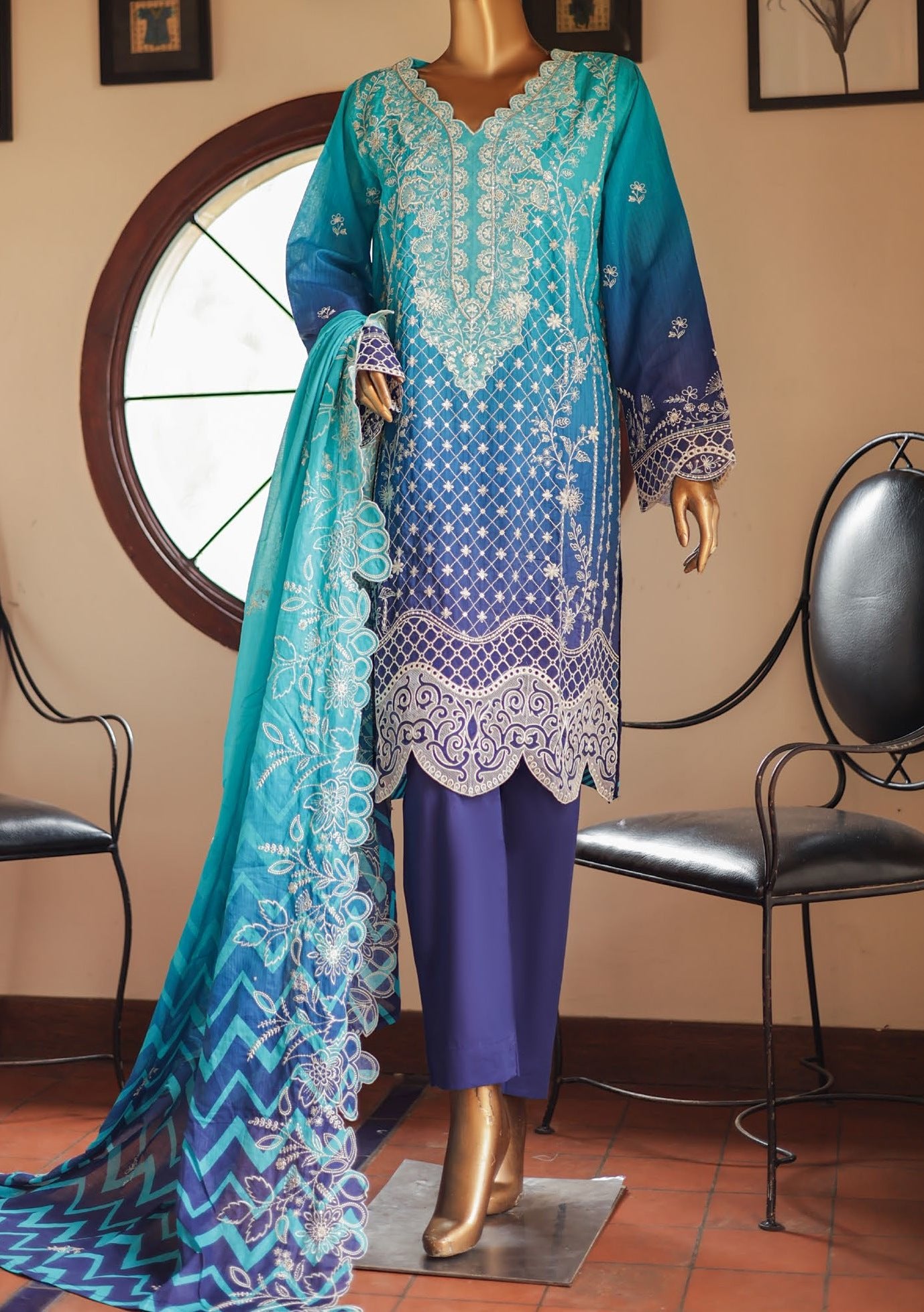Bin Saeed Ready Made Printed Lawn Dress