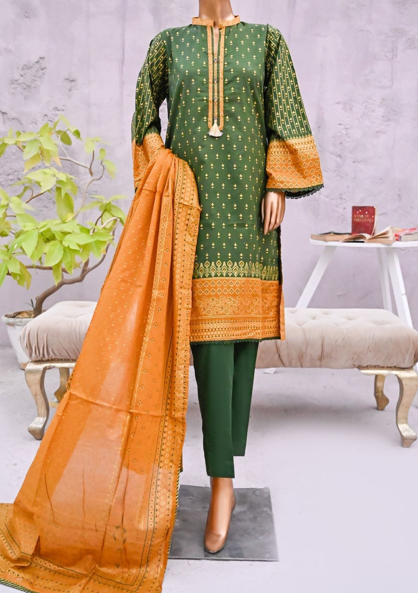 Bin Saeed Exclusive RTW Cotton Printed Collection Vol 01 - Design 21