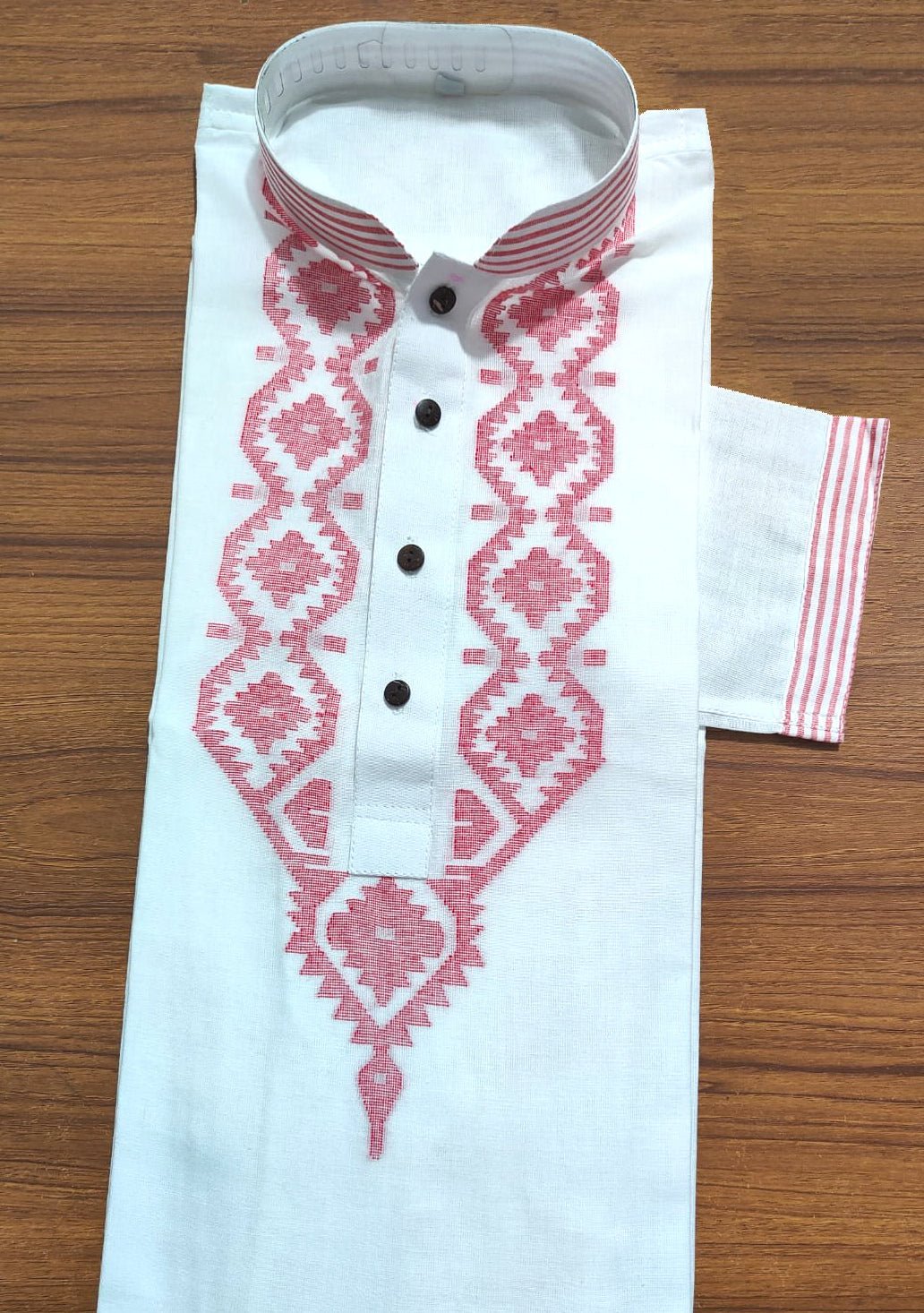 white christmas dresses Indigo hand block print embroidered cotton dress – GoSwadeshi main image 1