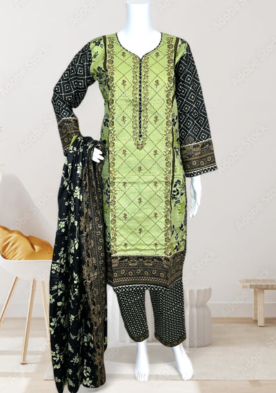 Embroidered 3 Pieces Pakistani Cotton Dress - db25692