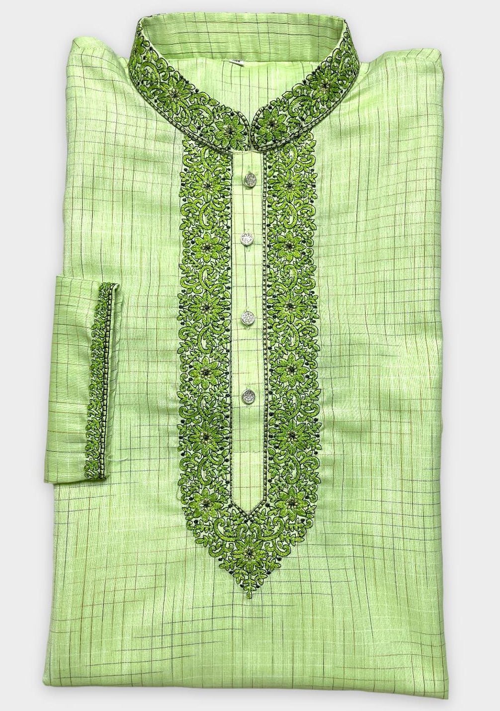 Embroidered Mixed Cotton Panjabi main image 0
