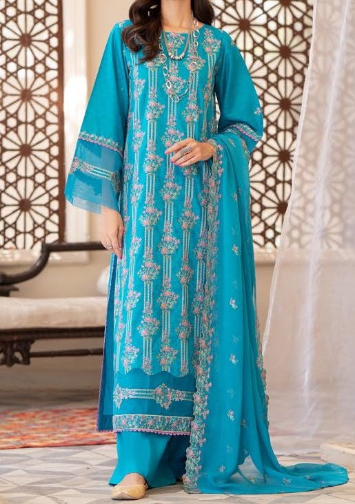 Gulljee Emira Ready Made Embroidered Lawn Dress main image 1