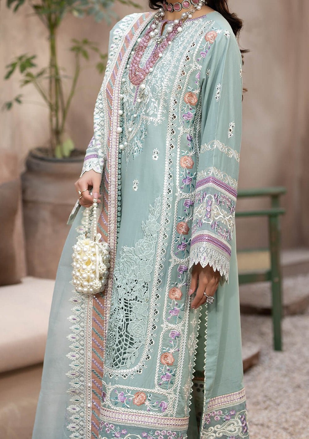 Imrozia Mirha Pakistani Luxury Lawn Dress - db25420