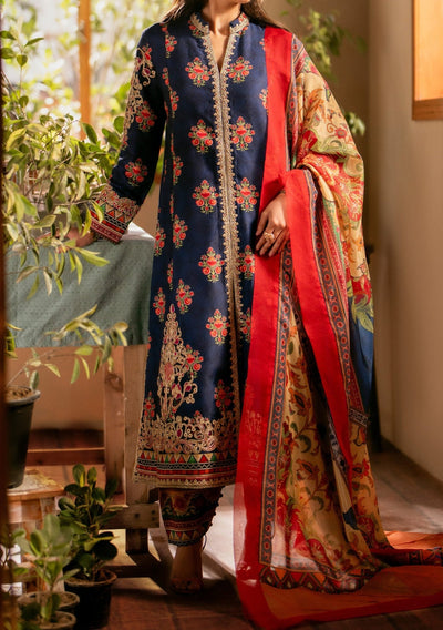 Maryum N Maria Mariam Pakistani Silk Lawn Dress - db25473