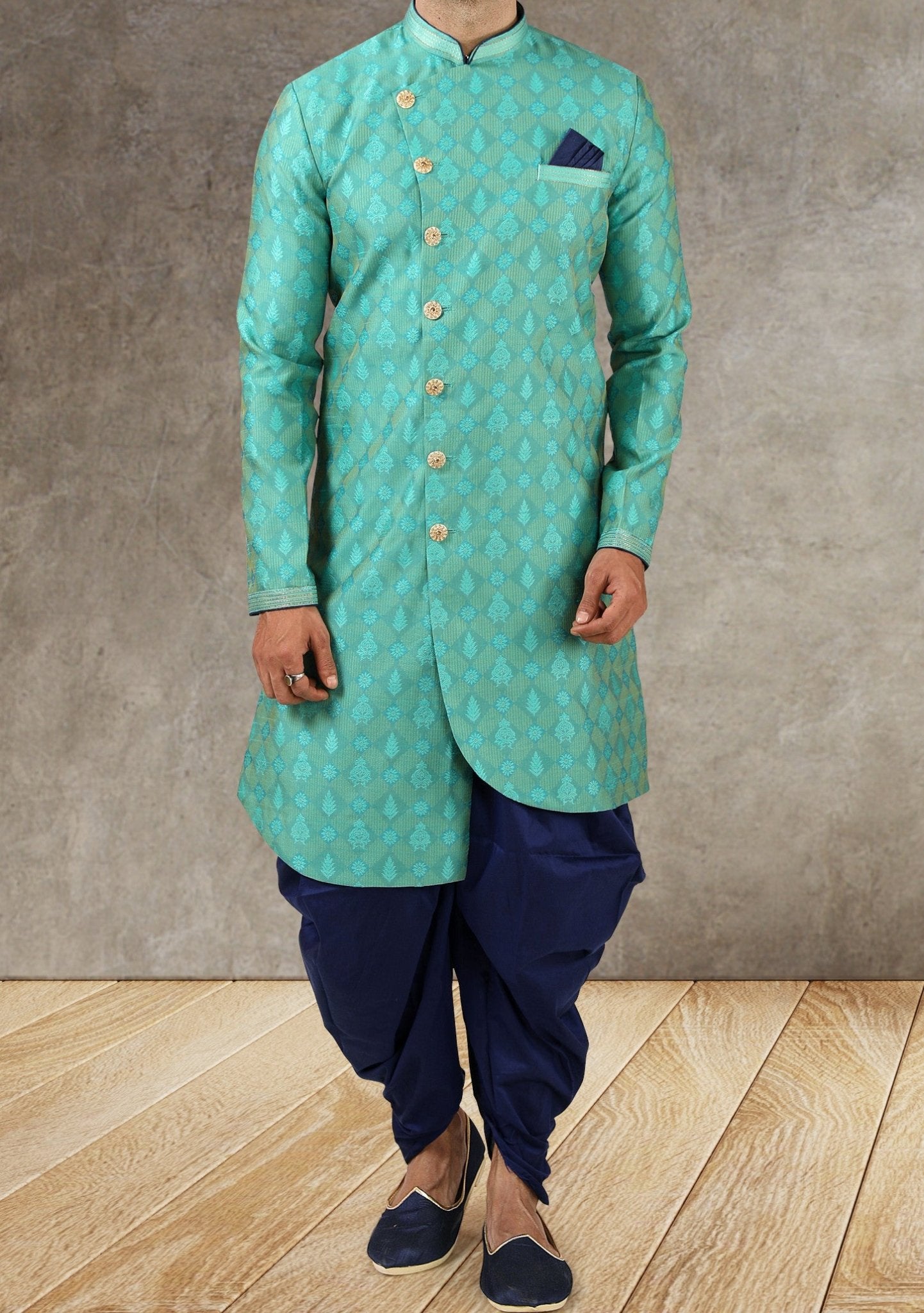 Men's Indo Western Party Wear Sherwani Suit main image 1