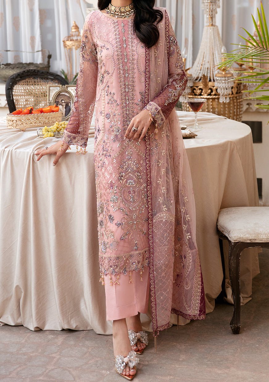 Pakistani salwar kameez on sale winter arrival linen cotton suit by Ramsha embroidered dress made on custom order